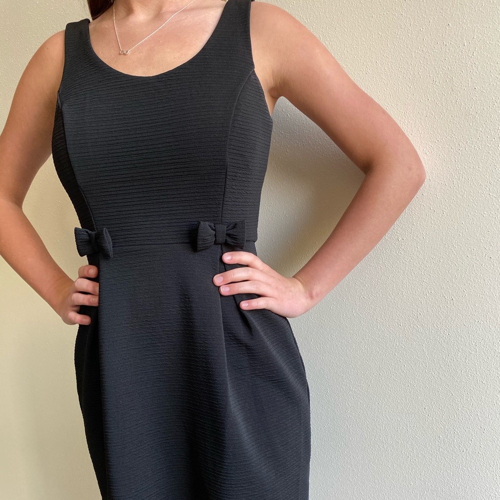 Black Dress with Bows